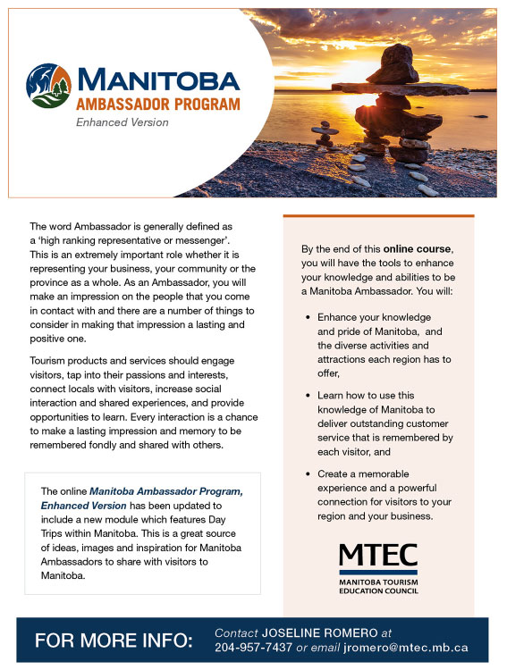 Manitoba Ambassador program flysheet