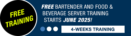 Free Bartender and Food & Beverage Server Training